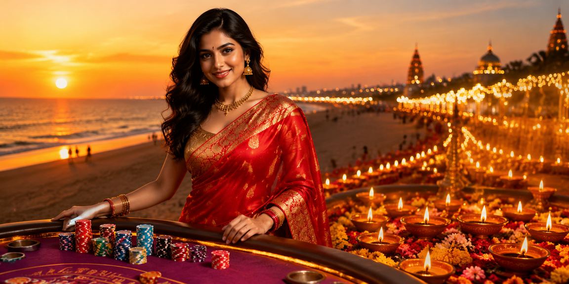 Traditional Andar Bahar card game in Chennai with colorful sarees